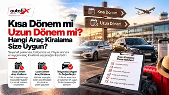 Kısa Dönem mi Uzun Dönem mi? Hangi Araç Kiralama Size Uygun?