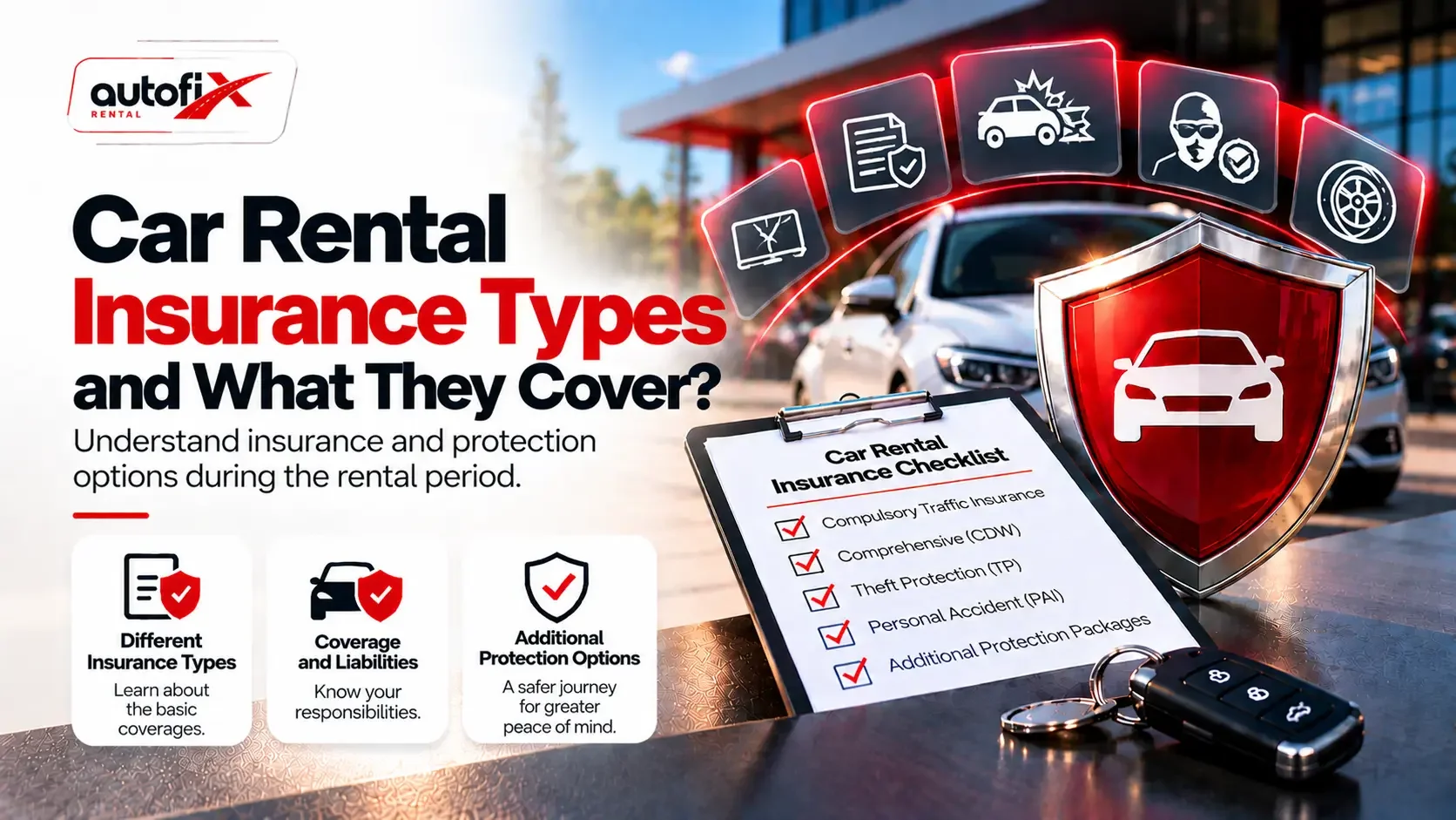 Car rental insurance types and coverage - Autofix Rental